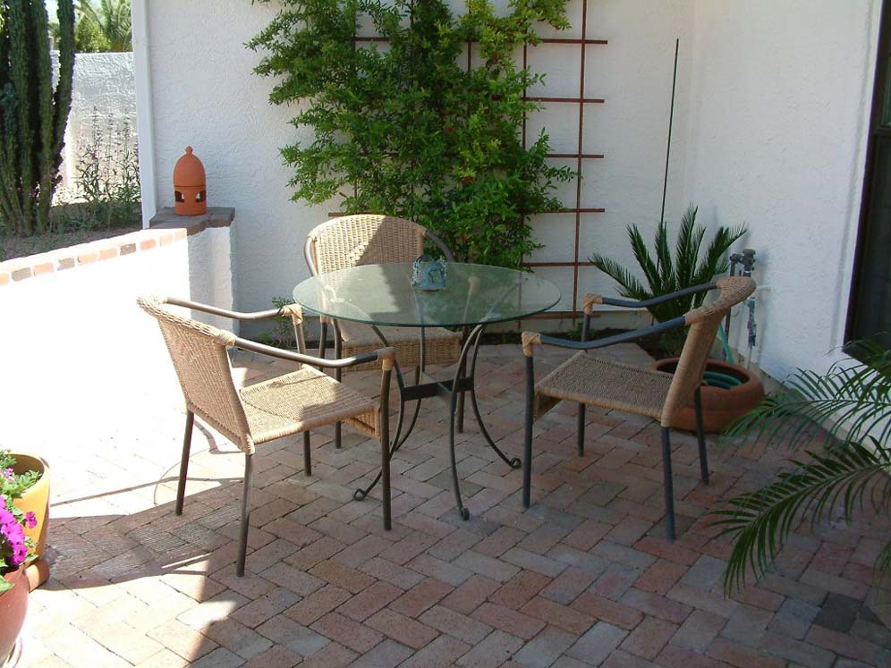 Small Patio Seating Area